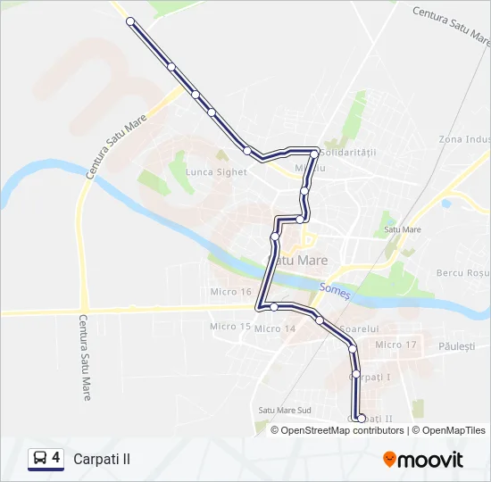 4 Bus Line Map
