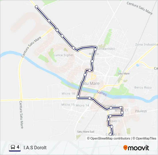 4 Bus Line Map