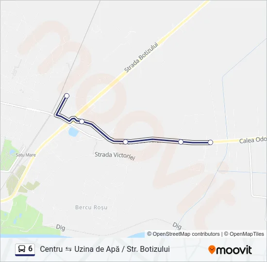 6 Bus Line Map