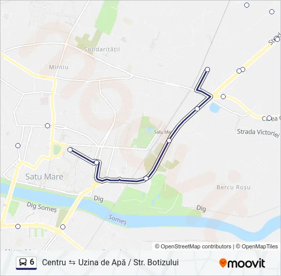 6 Bus Line Map