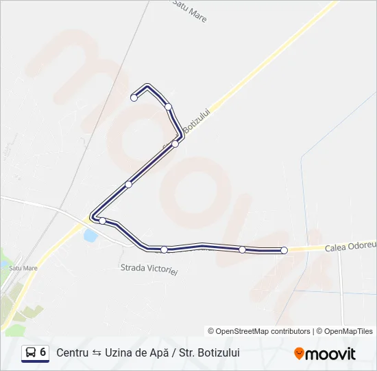 6 Bus Line Map