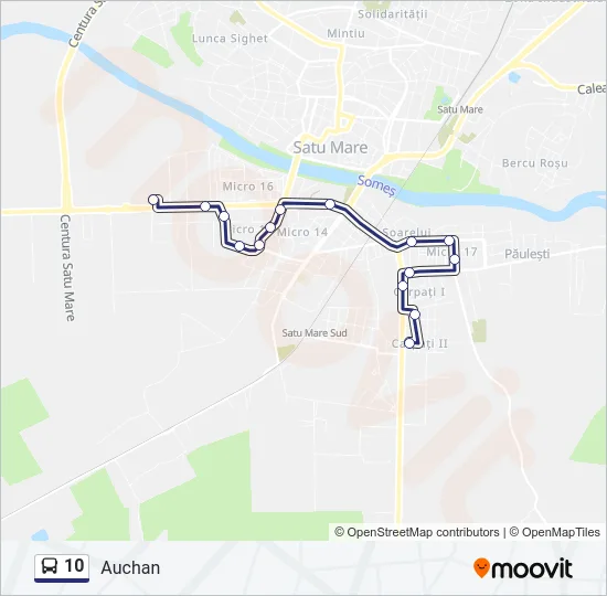 10 Bus Line Map