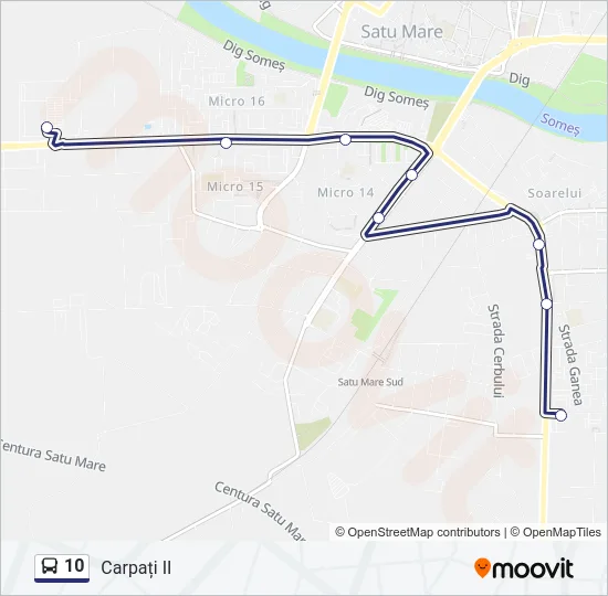 10 Bus Line Map