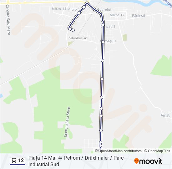 12 bus Line Map