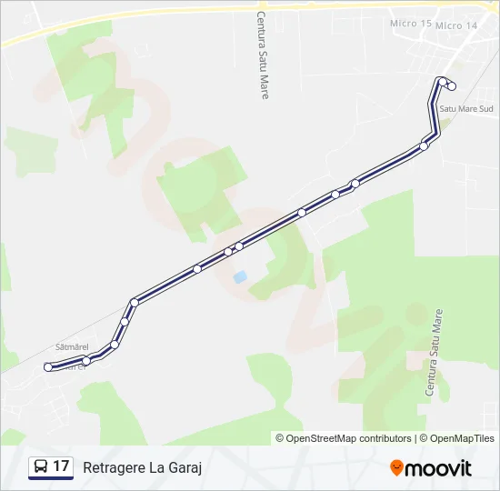 17 Bus Line Map