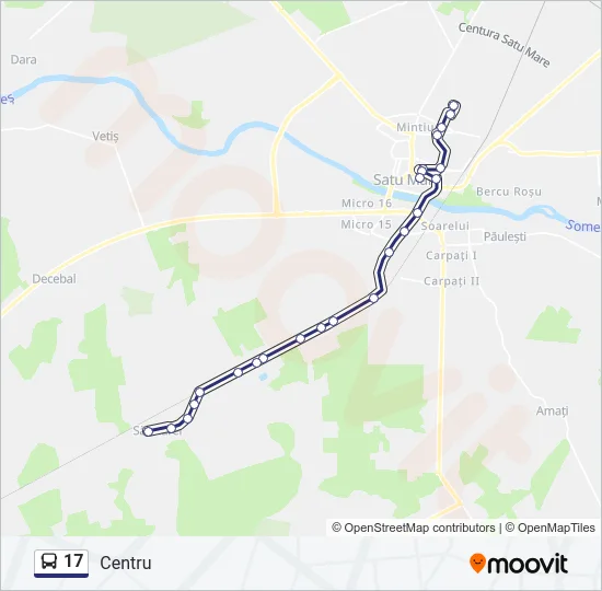 17 Bus Line Map
