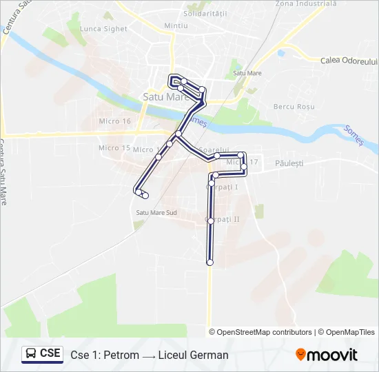 CSE Bus Line Map