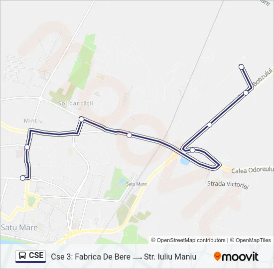 CSE Bus Line Map