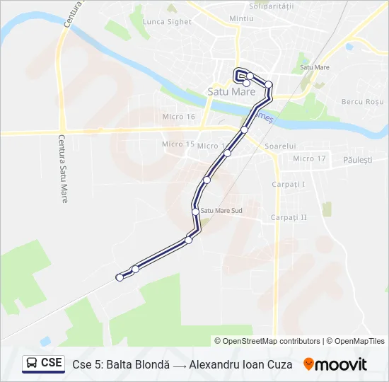 CSE Bus Line Map