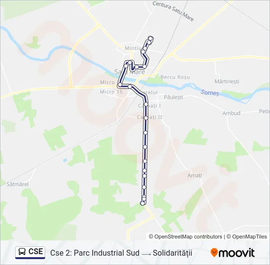 CSE Bus Line Map
