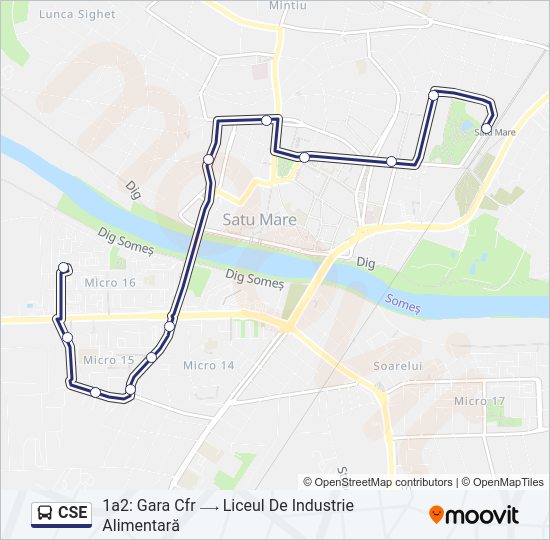 CSE Bus Line Map