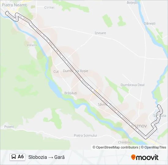 A6 Bus Line Map