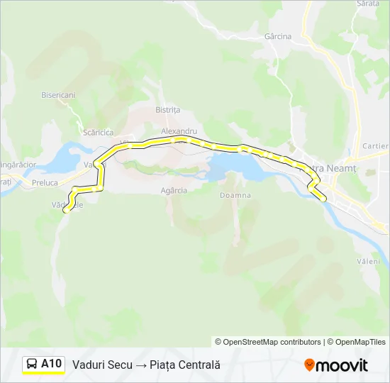 A10 Bus Line Map