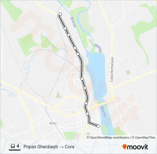 4 Bus Line Map