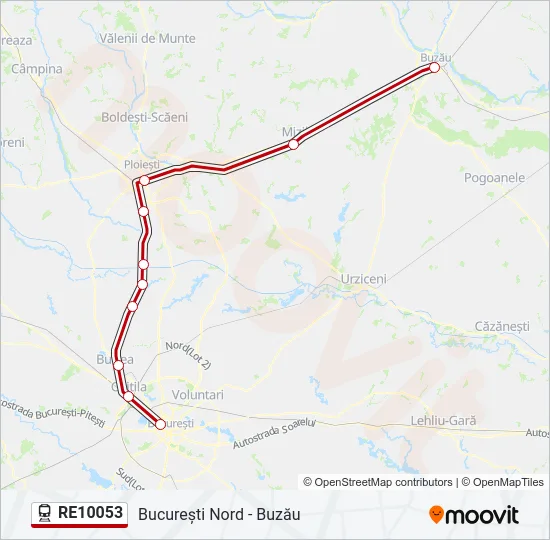 RE10053 Train Line Map