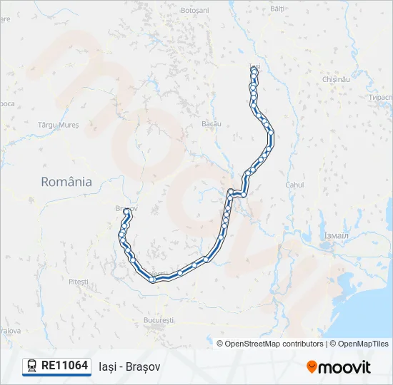 RE11064 Train Line Map
