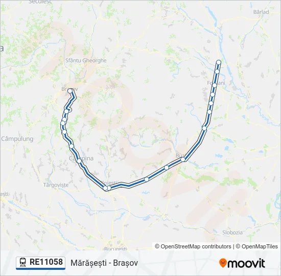 RE11058 Train Line Map