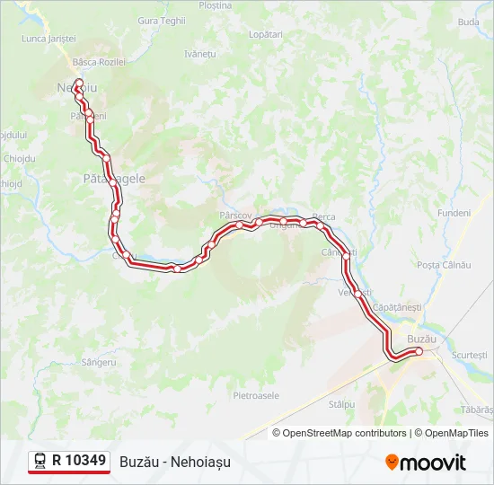 R 10349 Train Line Map