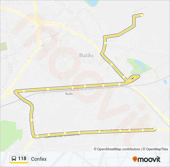 118 Bus Line Map
