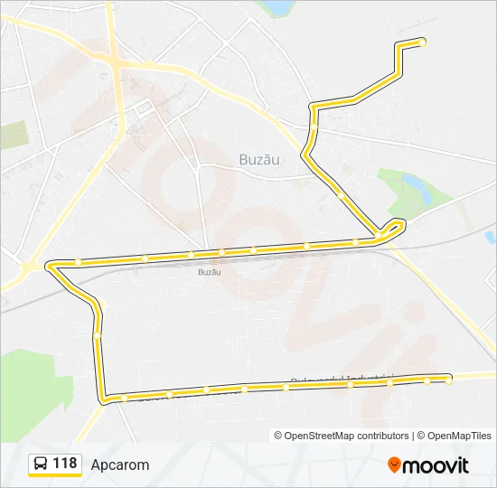 118 Bus Line Map