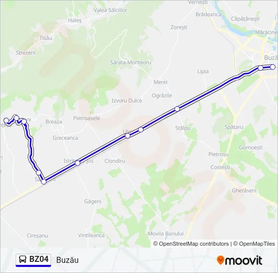 BZ04 Bus Line Map
