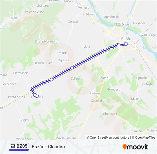 BZ05 Bus Line Map