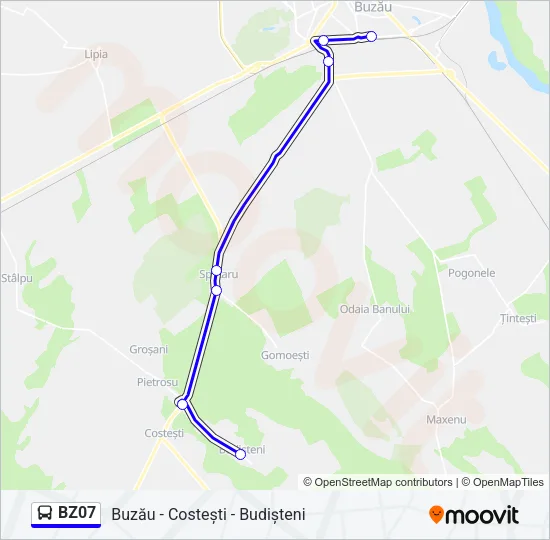 BZ07 Bus Line Map