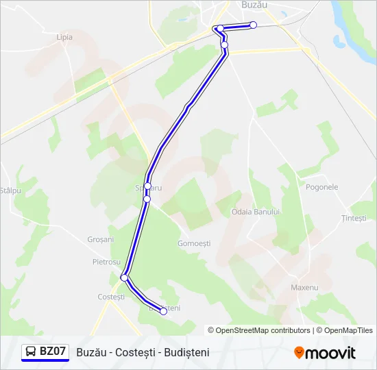 BZ07 Bus Line Map