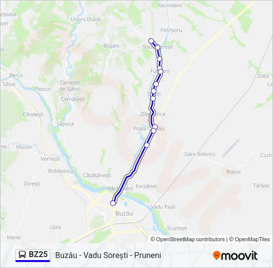 BZ25 Bus Line Map