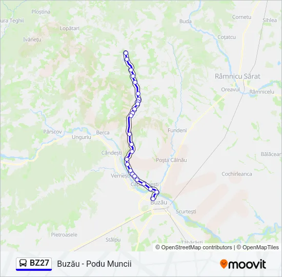 BZ27 Bus Line Map