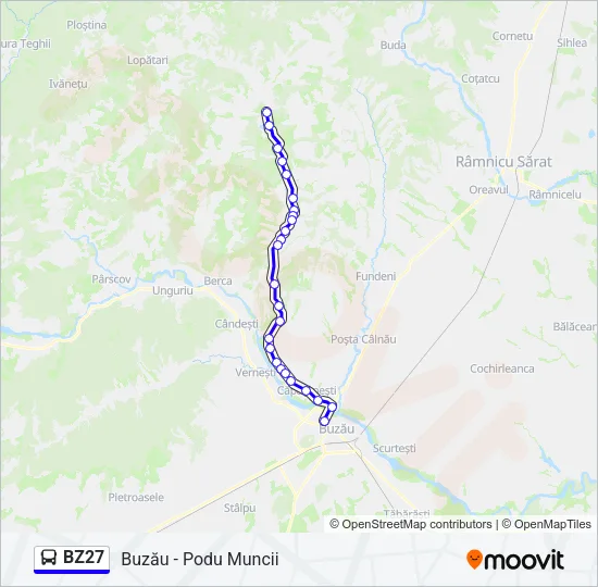 BZ27 Bus Line Map