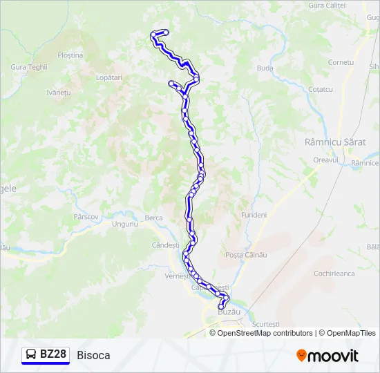 BZ28 Bus Line Map