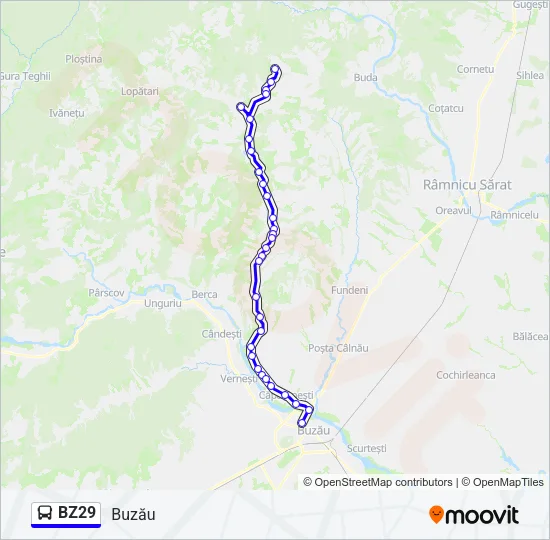 BZ29 Bus Line Map