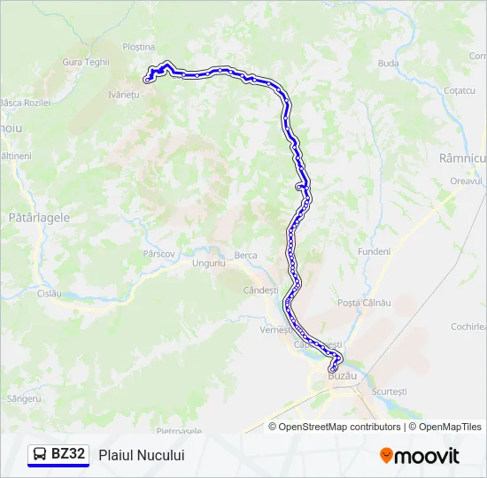 BZ32 Bus Line Map