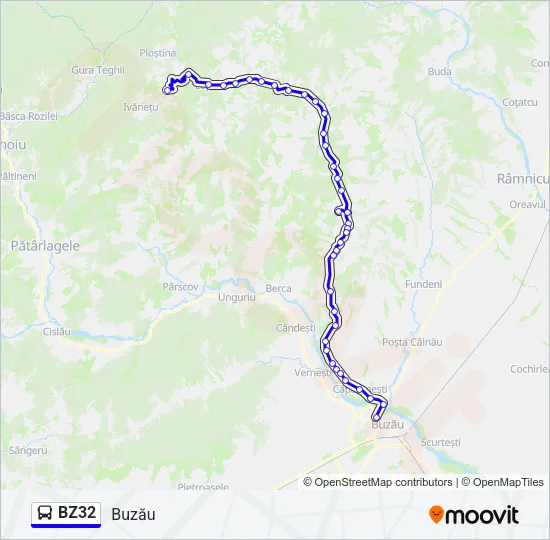 BZ32 Bus Line Map