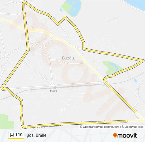 110 Bus Line Map