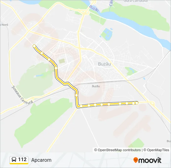 112 Bus Line Map