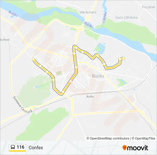 116 Bus Line Map