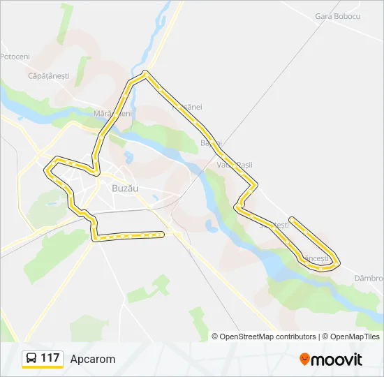 117 Bus Line Map