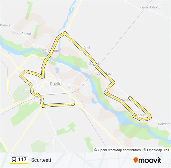 117 Bus Line Map