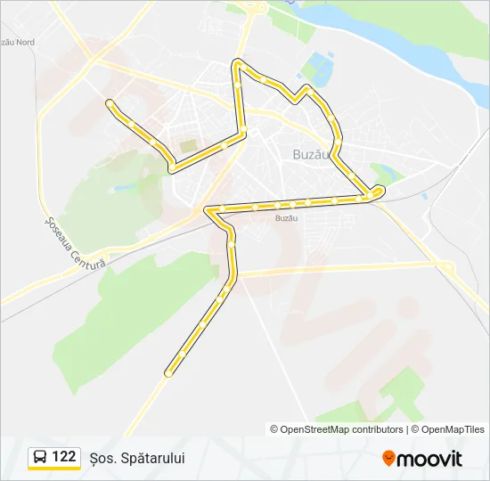 122 Bus Line Map
