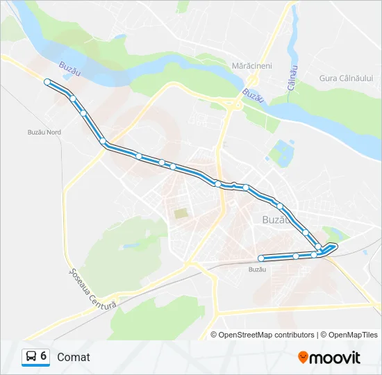 6 Bus Line Map