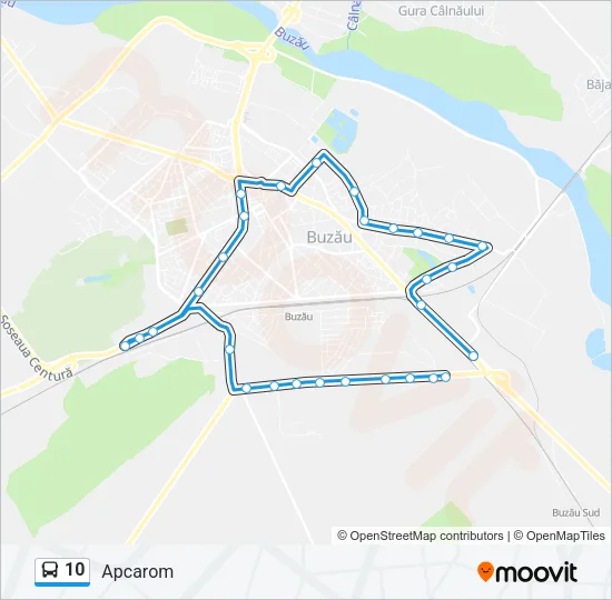 10 Bus Line Map