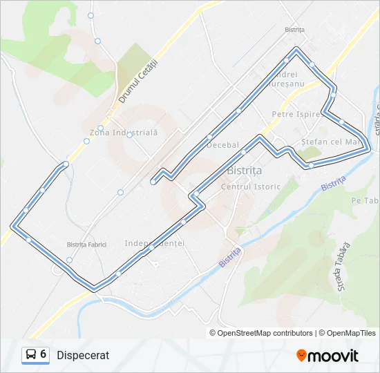 6 Bus Line Map