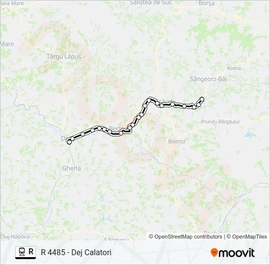 R Train Line Map