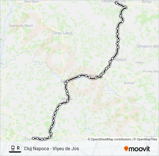 R Train Line Map