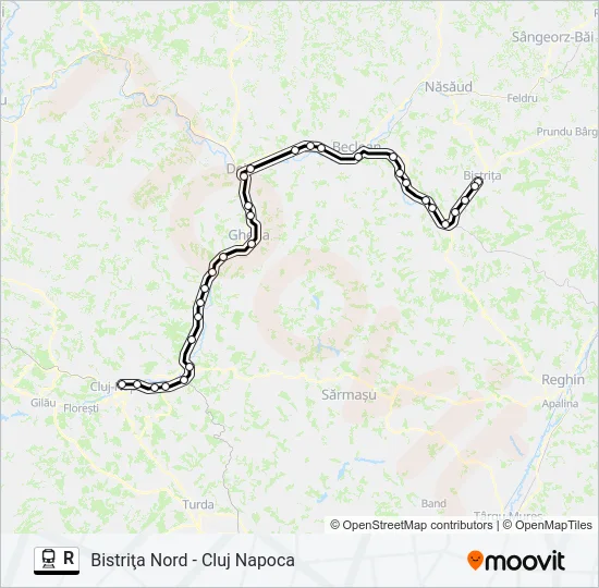 R Train Line Map