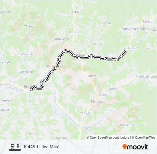 R Train Line Map