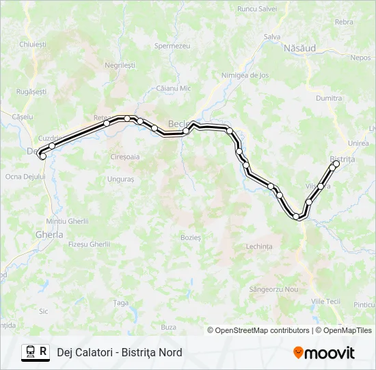 R Train Line Map
