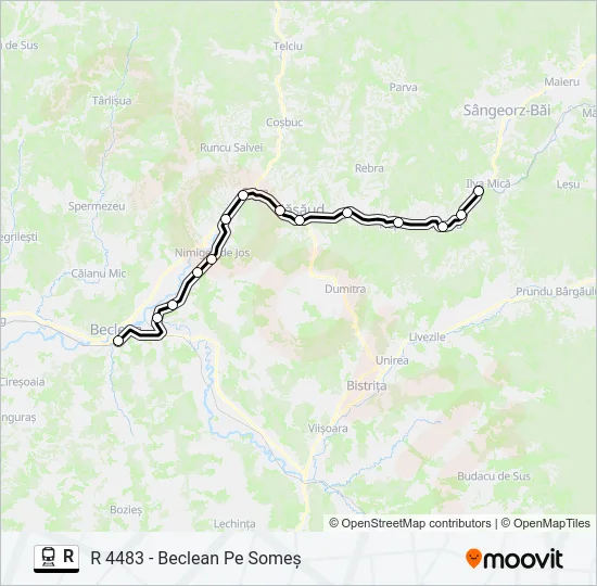 R Train Line Map